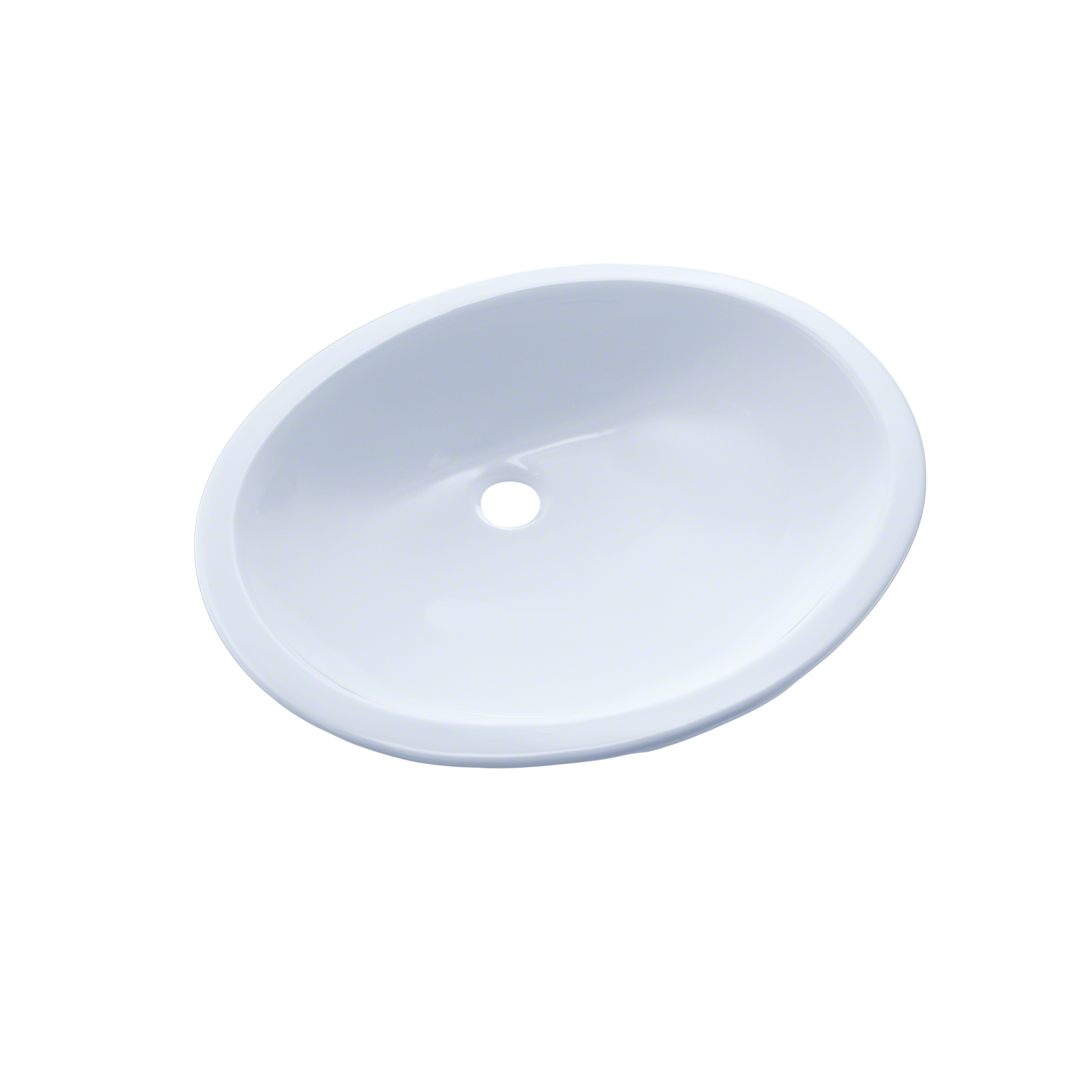 TOTO LT569#01 17" X 14" Oval Undermount Bathroom Sink - Cotton White