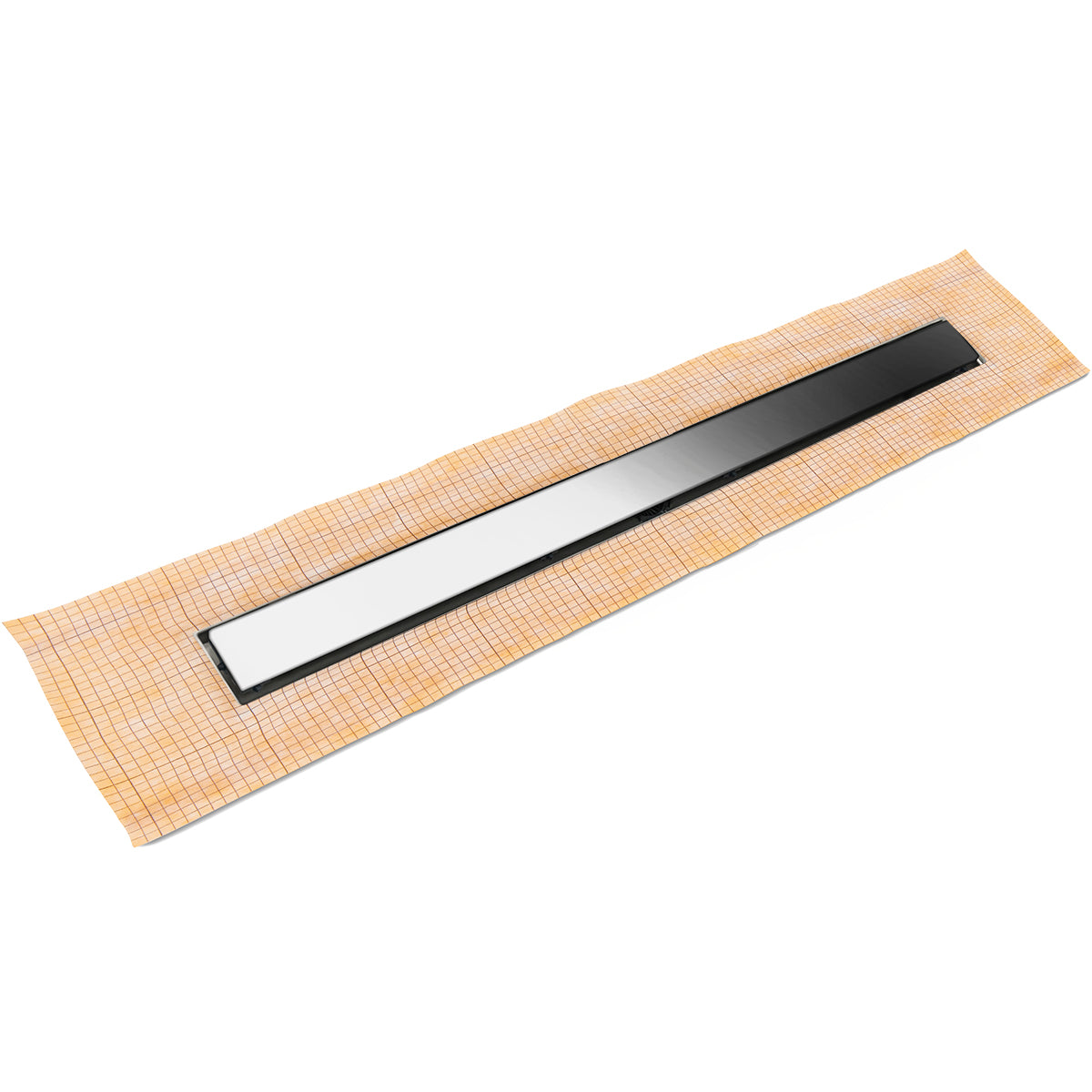 INFINITY DRAIN FCSSG 6560 PS FCSSG 65 60" FCS Series Complete Kit with 2 1/2" Solid Grate in Polished Stainless