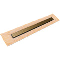 INFINITY DRAIN FCSSG 6542 SB FCSSG 65 42" FCS Series Complete Kit with 2 1/2" Solid Grate in Satin Bronze