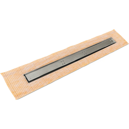 INFINITY DRAIN FCSTIF 6548 PS FCSTIF 65 48" FCS Series Complete Kit with Tile Insert Frame in Polished Stainless