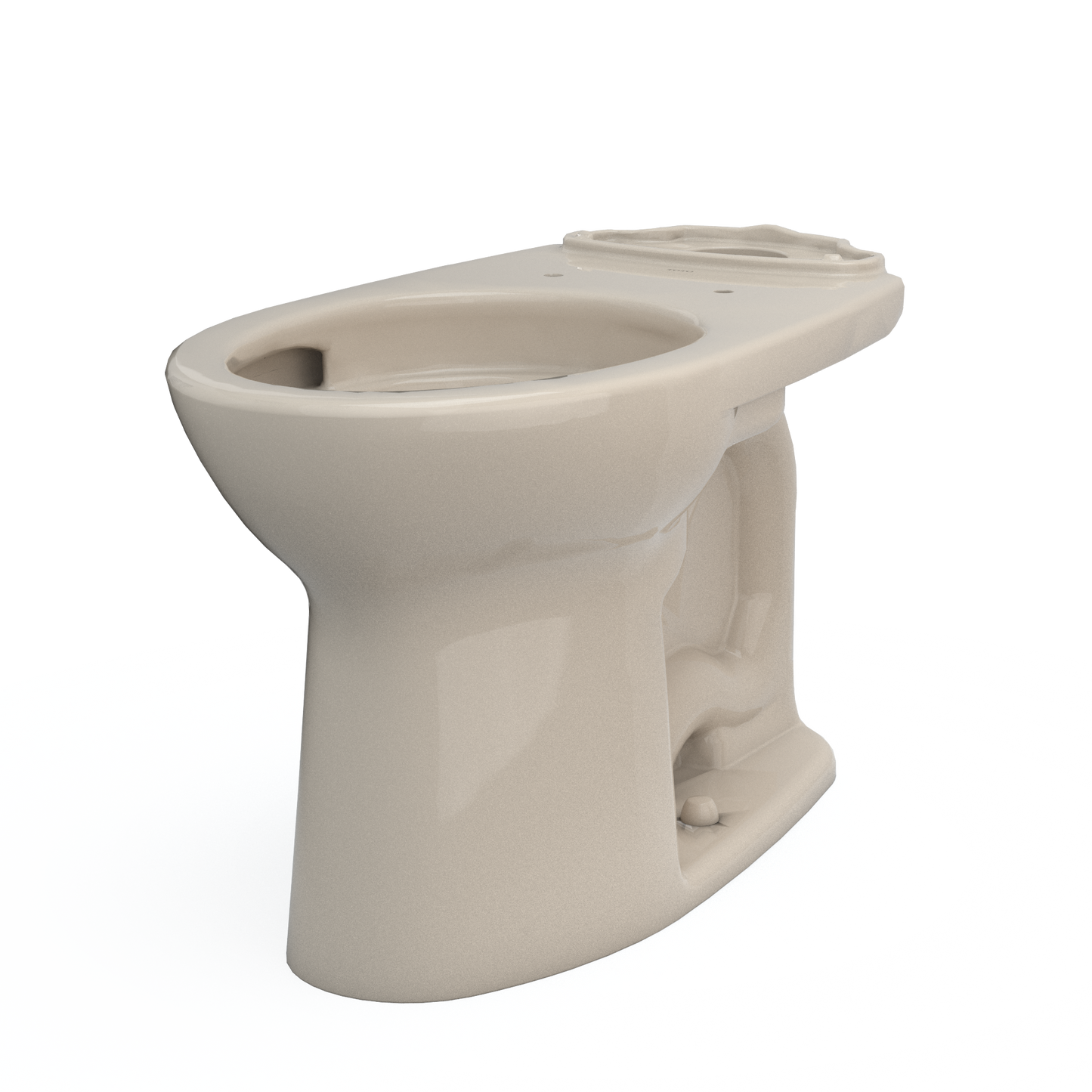 TOTO C776CEFG#03 Drake Elongated Universal Height Tornado Flush Toilet Bowl With Cefiontect - Bone