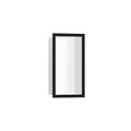 HANSGROHE 56096670 XtraStoris Individual Wall Niche Matte White with Design Frame 12"x 6"x 4" - Matte Black