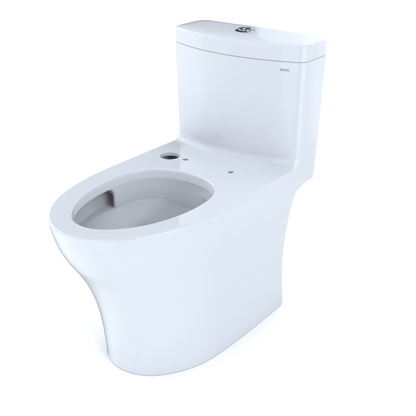 TOTO CST646CEMFGNAT40#01 Aquia Iv One-Piece Elongated Dual Flush 1.28 And 0.9 Gpf Washlet+ And Auto Flush Ready Toilet With Cefiontect - Cotton White