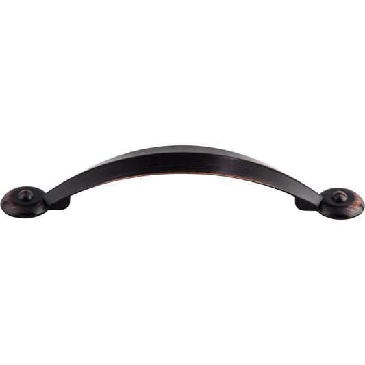 TOP KNOBS M1661 Angle 3 3/4" Center to Center Bar Pull - Tuscan Bronze