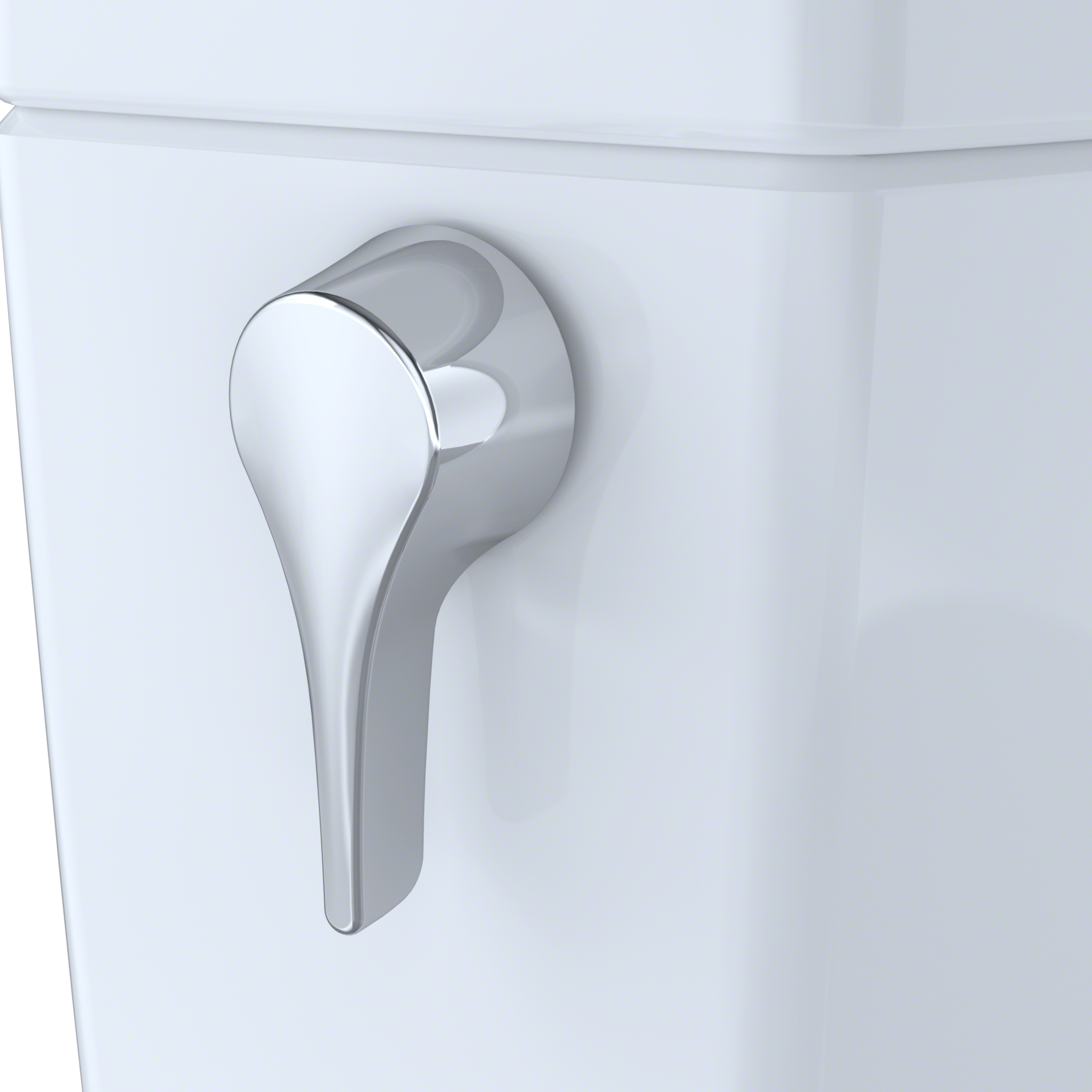 TOTO CST454CUFG#01 Drake II 1G Two-Piece Elongated 1.0 GPF Universal Height Toilet with CEFIONTECT , Cotton White