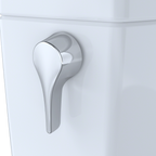TOTO CST454CUFRG#01 Drake Ii 1G Two-Piece Elongated 1.0 Gpf Universal Height Toilet With Cefiontect And Right-Hand Trip Lever - Cotton White