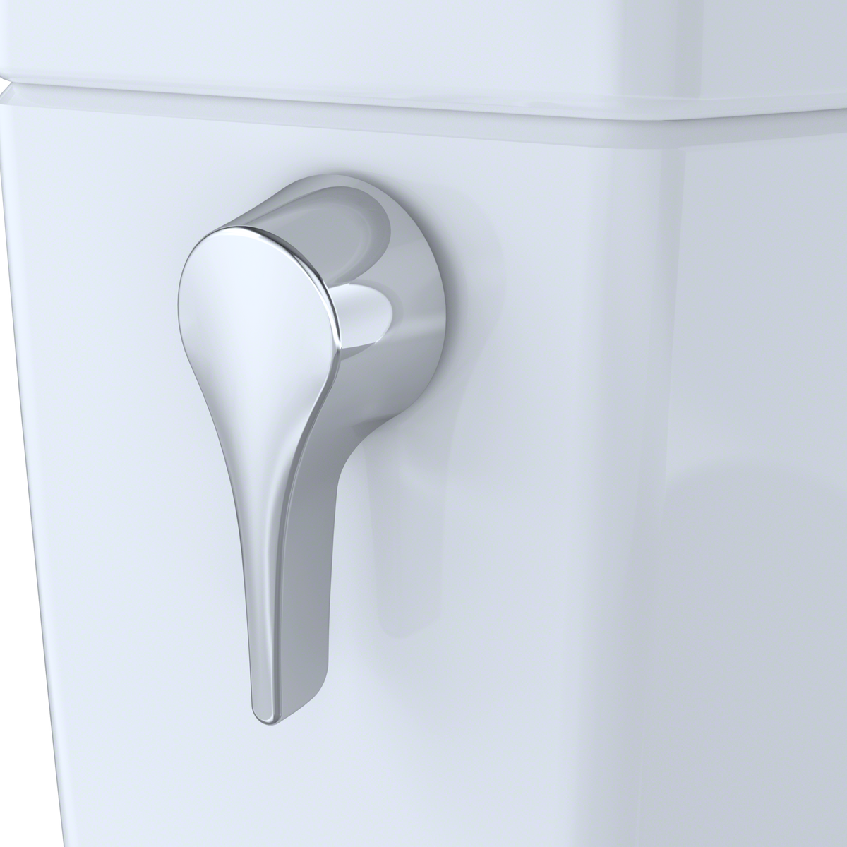 TOTO CST454CUFRG#01 Drake Ii 1G Two-Piece Elongated 1.0 Gpf Universal Height Toilet With Cefiontect And Right-Hand Trip Lever - Cotton White