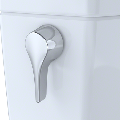 TOTO CST454CUFRG#01 Drake Ii 1G Two-Piece Elongated 1.0 Gpf Universal Height Toilet With Cefiontect And Right-Hand Trip Lever - Cotton White