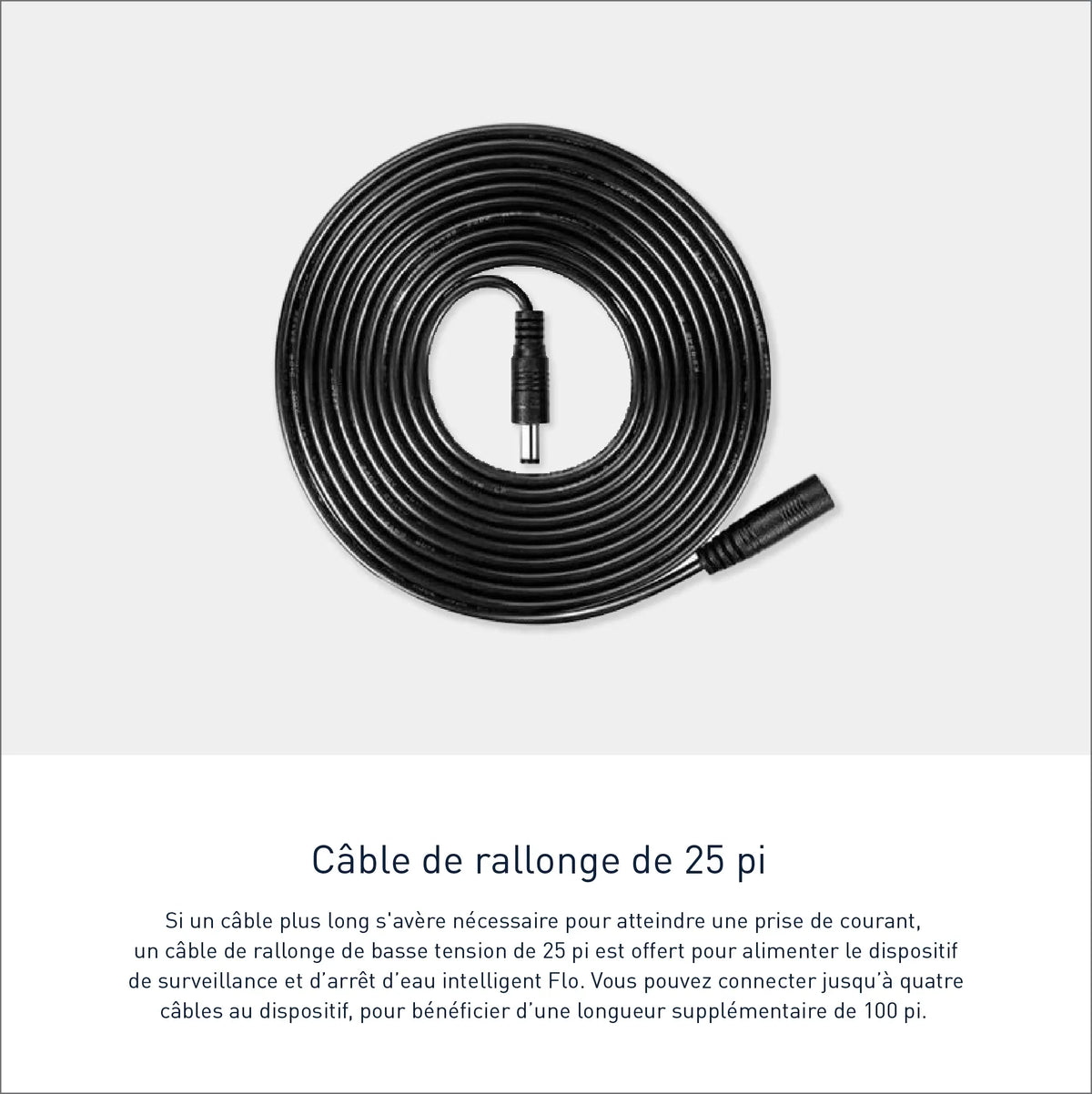 MOEN 920-003 Flo Flo 25' Extension Cable For Shutoff