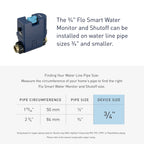 MOEN 900-001 Flo Flo Smart Water Monitor & Shutoff - 0.75"