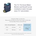 MOEN 900-002 Flo Flo Smart Water Monitor & Shutoff - 0.75"
