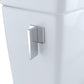 TOTO MS624124CEFG#03 Legato WASHLET+ One-Piece Elongated 1.28 GPF Universal Height Skirted Toilet with CEFIONTECT , Bone