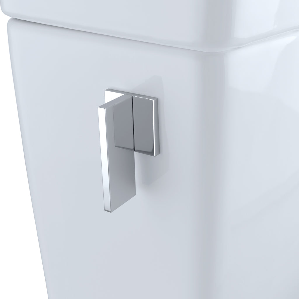 TOTO MS624124CEFG#01 Legato Washlet+ One-Piece Elongated 1.28 Gpf Universal Height Skirted Toilet With Cefiontect - Cotton White