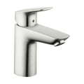HANSGROHE 71100821 Logis Single-Hole Faucet 100 with Pop-Up Drain, 1.2 GPM - Brushed Nickel
