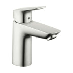HANSGROHE 71100821 Logis Single-Hole Faucet 100 with Pop-Up Drain, 1.2 GPM - Brushed Nickel