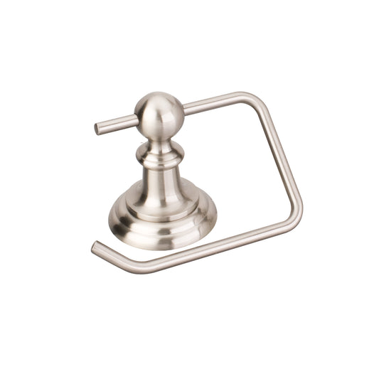 ELEMENTS BHE5-07SN Fairview Satin Nickel Euro Paper Holder - Contractor Packed , Satin Nickel