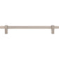 JEFFREY ALEXANDER 698-18SN Larkin Knurled Ends 18" Center-to-Center Appliance Pull - Satin Nickel