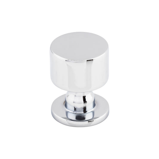 TOP KNOBS TK820PC Lily 1" Diameter Round Knob - Polished Chrome