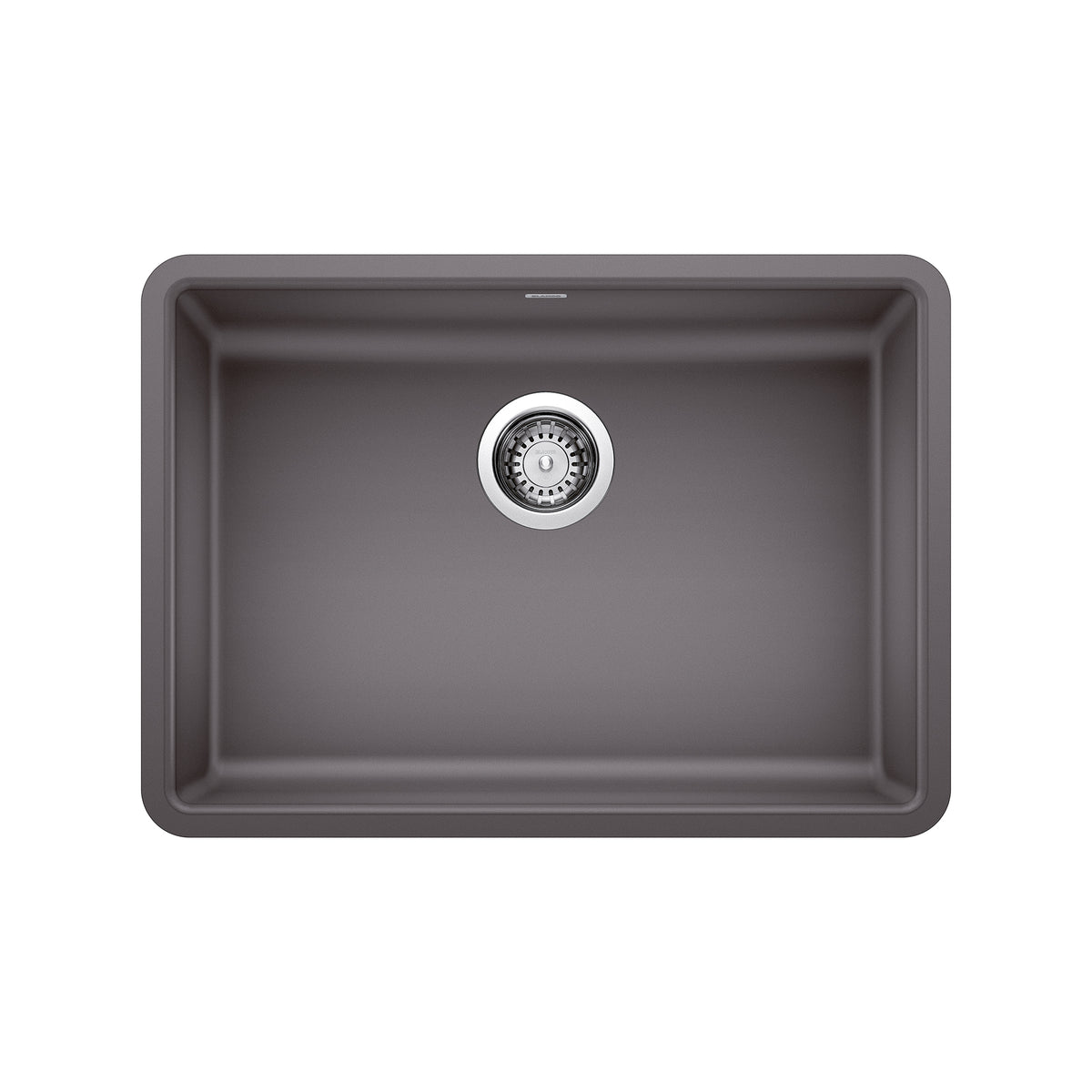 BLANCO 442539 Precis Precis SILGRANIT 25" ADA Single Bowl Undermount Kitchen Sink - Cinder in Cinder