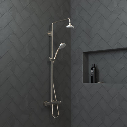 HANSGROHE 04071820 Brushed Nickel Croma 100 Modern Showerhead 2.5 GPM