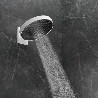 HANSGROHE 04863700 Rainfinity Showerhead 250 3-Jet, 2.5 GPM with RainSelect Thermostatic Trim for 4 Functions - Matte White
