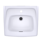 TOTO LT307#01 Commercial Wall-Mount Bathroom Sink For Single Hole Faucets -