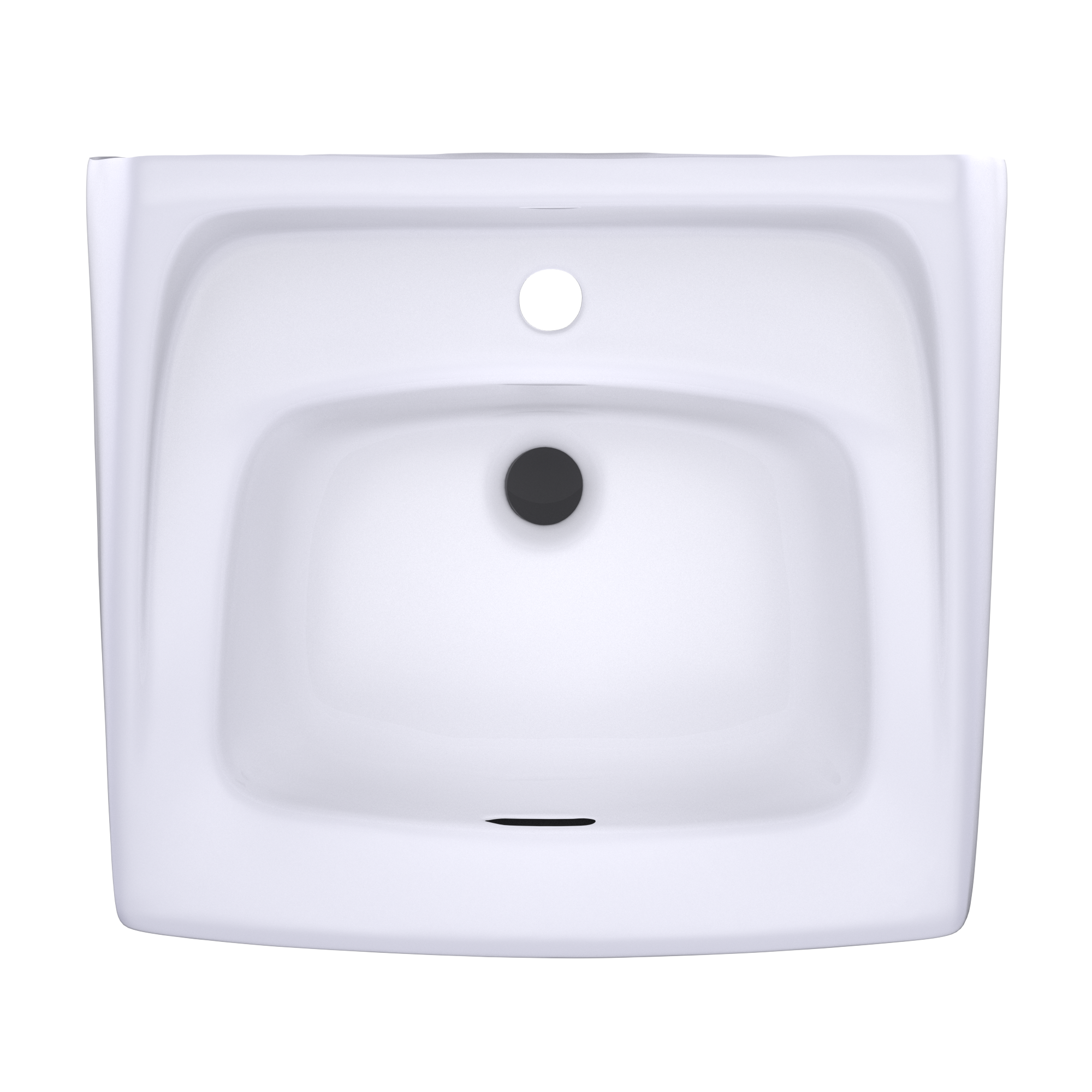 TOTO LT307#01 Commercial Wall-Mount Bathroom Sink For Single Hole Faucets -