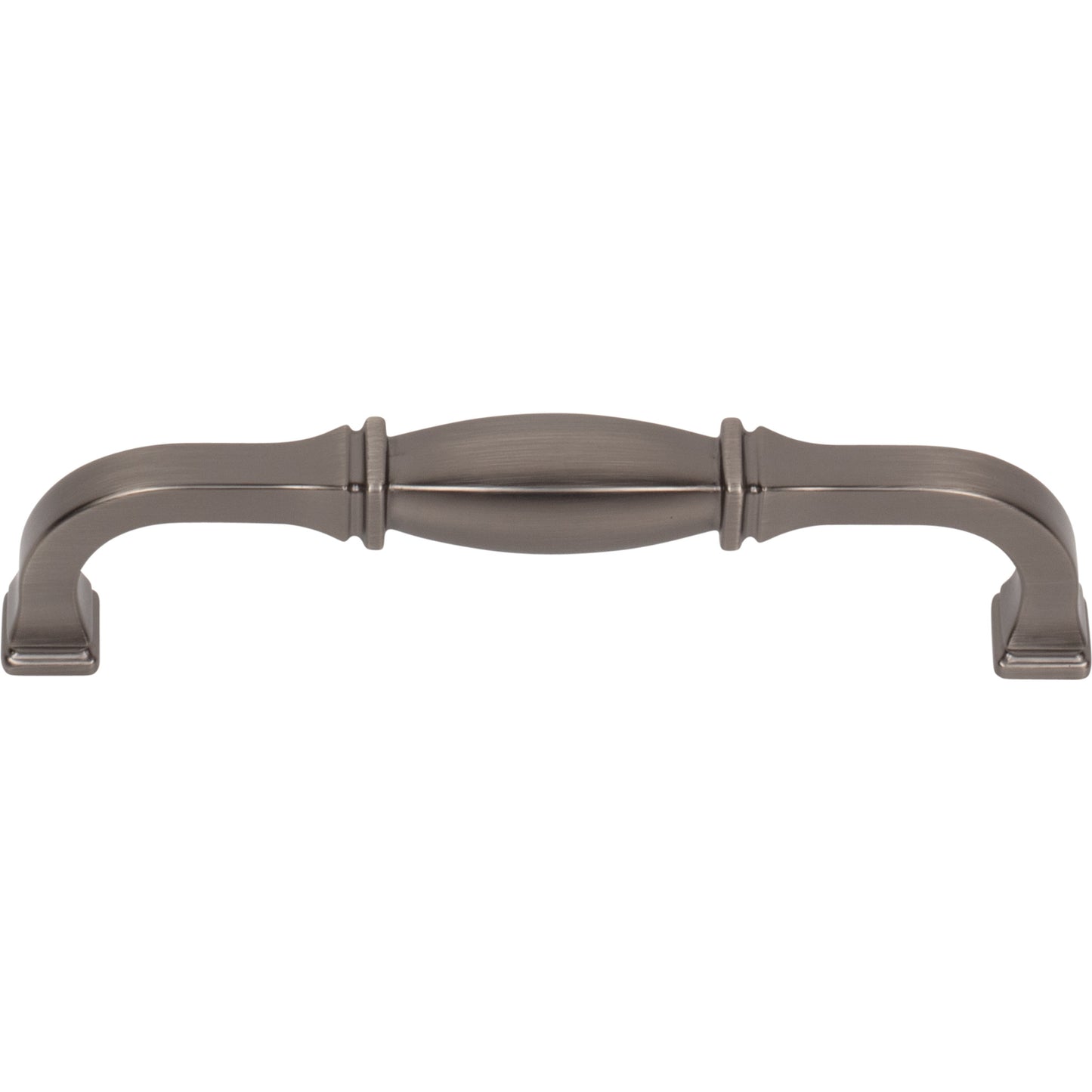 JEFFREY ALEXANDER 278-128BNBDL Audrey 128 mm Center-to-Center Bar Pull - Brushed Pewter