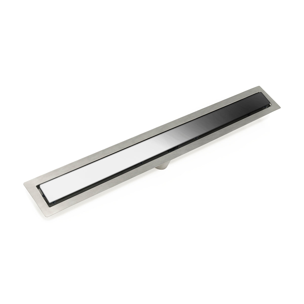 INFINITY DRAIN FFSG 6560 PS FFSG 65 60" FF Series Complete Kit with 2 1/2" Solid Grate in Polished Stainless