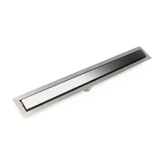 INFINITY DRAIN FFSG 6560 PS FFSG 65 60" FF Series Complete Kit with 2 1/2" Solid Grate in Polished Stainless