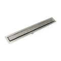 INFINITY DRAIN FFTIF 6524 PS FFTIF 65 24" FF Series Complete Kit with Tile Insert Frame in Polished Stainless