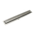 INFINITY DRAIN FFTIF 6548 SS FFTIF 65 48" FF Series Complete Kit with Tile Insert Frame in Satin Stainless