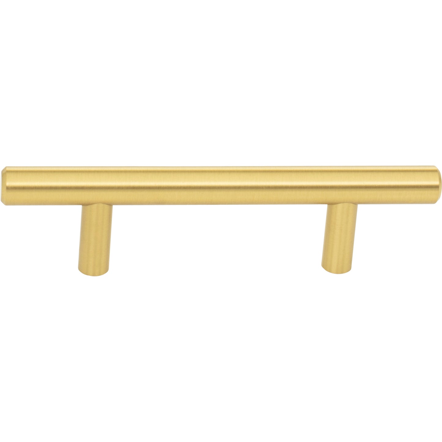 ELEMENTS 136BG Naples 3" Center-to-Center Bar Pull - Brushed Gold