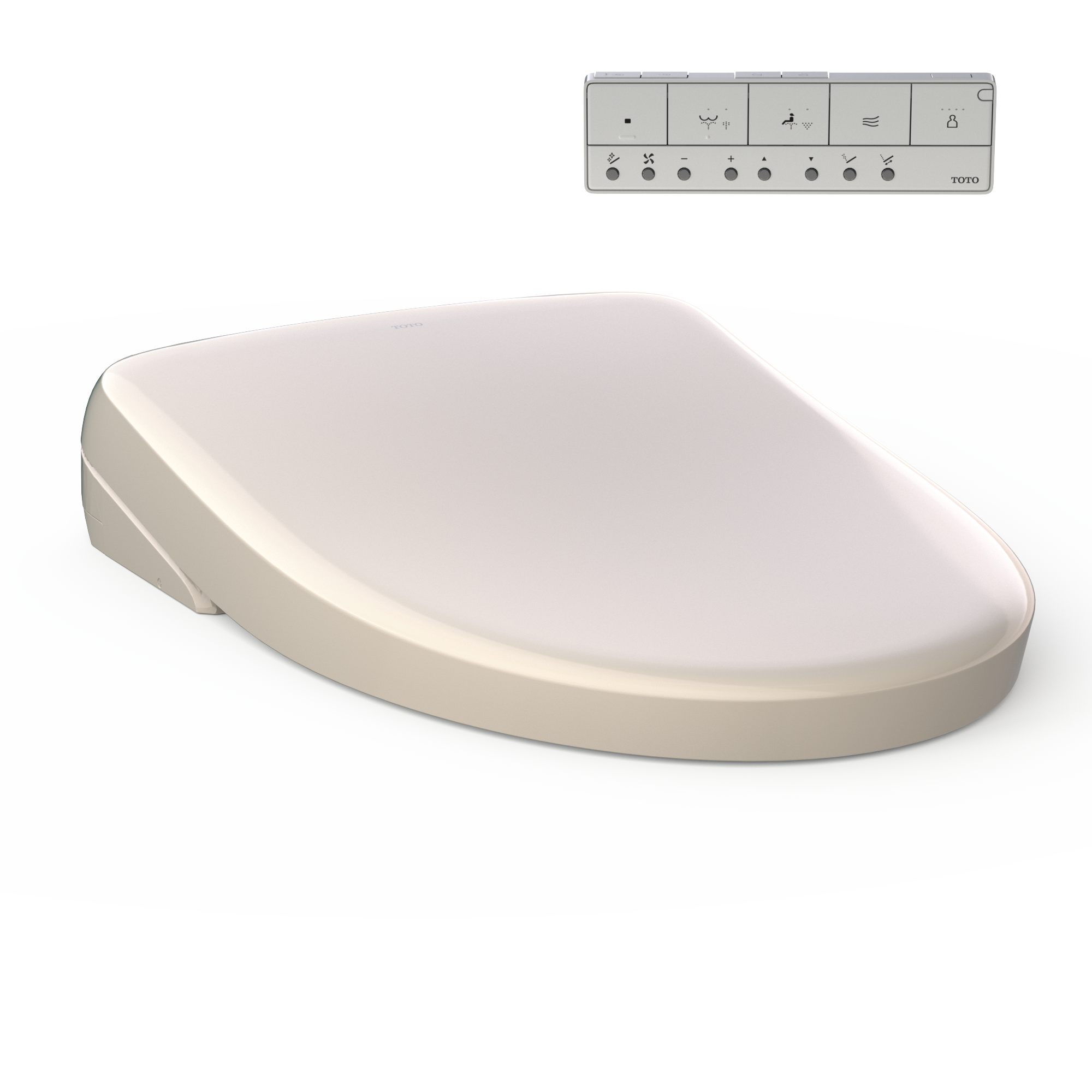 TOTO SW4726#12 Washlet S7 Electronic Bidet Toilet Seat With Ewater+ Bowl And Wand Cleaning - Sedona Beige