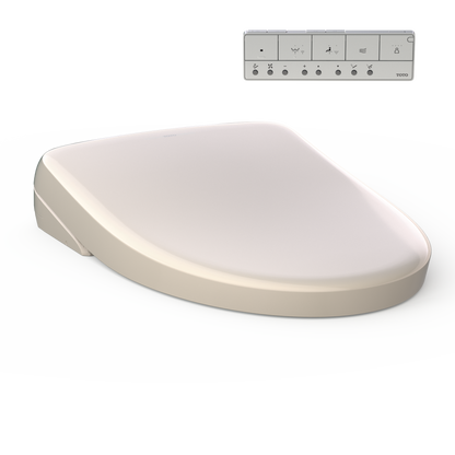 TOTO SW4726#12 Washlet S7 Electronic Bidet Toilet Seat With Ewater+ Bowl And Wand Cleaning - Sedona Beige