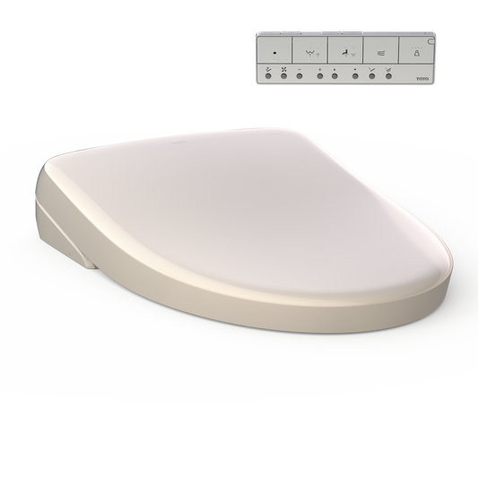 TOTO SW4726#12 Washlet S7 Electronic Bidet Toilet Seat With Ewater+ Bowl And Wand Cleaning - Sedona Beige