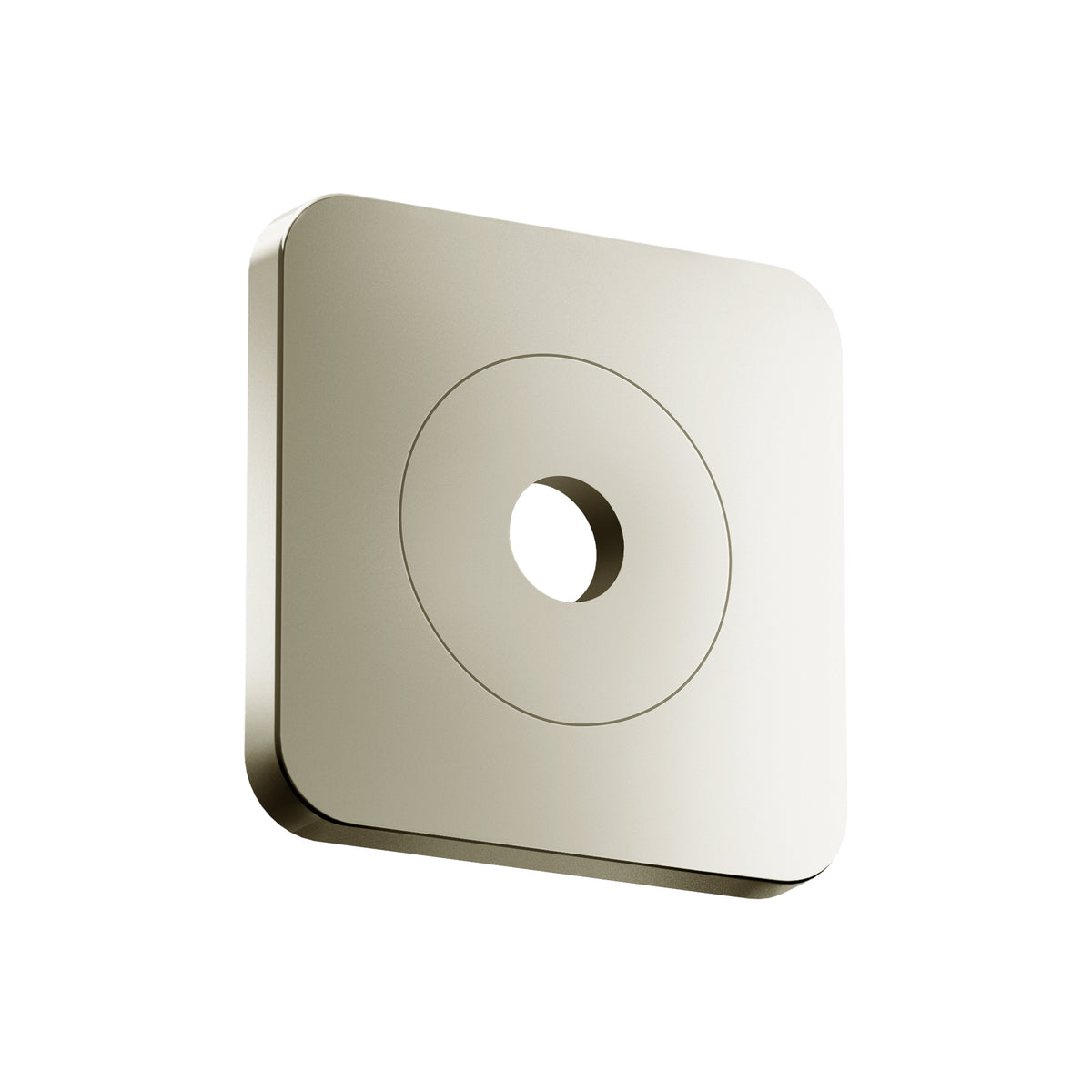 AXOR 28801831 Citterio C Wall Plate SoftSquare 5" x 5" - Polished Nickel