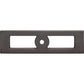 TOP KNOBS TK922AG Hollin 4 9/32" Length Rectangle Knob - Ash Gray