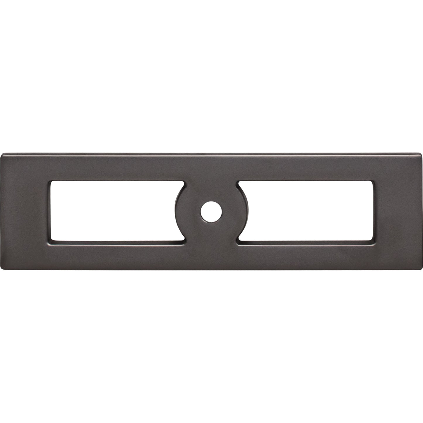 TOP KNOBS TK922AG Hollin 4 9/32" Length Rectangle Knob - Ash Gray