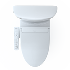 TOTO MW4483074CEMFGN#01 Washlet+ Aquia Iv Arc Two-Piece Elongated Dual Flush 1.28 And 0.9 Gpf Toilet With C2 Bidet Seat - Cotton White
