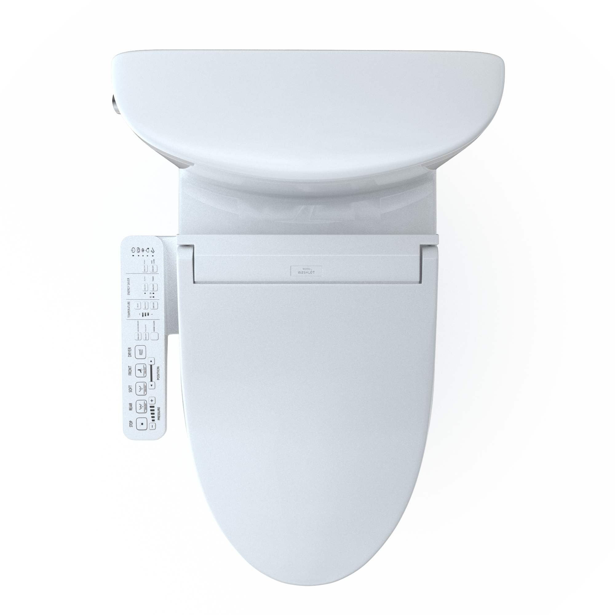 TOTO MW4483074CEMFGN#01 Washlet+ Aquia Iv Arc Two-Piece Elongated Dual Flush 1.28 And 0.9 Gpf Toilet With C2 Bidet Seat - Cotton White