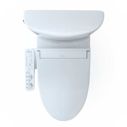 TOTO MW4483074CEMFGN#01 Washlet+ Aquia Iv Arc Two-Piece Elongated Dual Flush 1.28 And 0.9 Gpf Toilet With C2 Bidet Seat - Cotton White