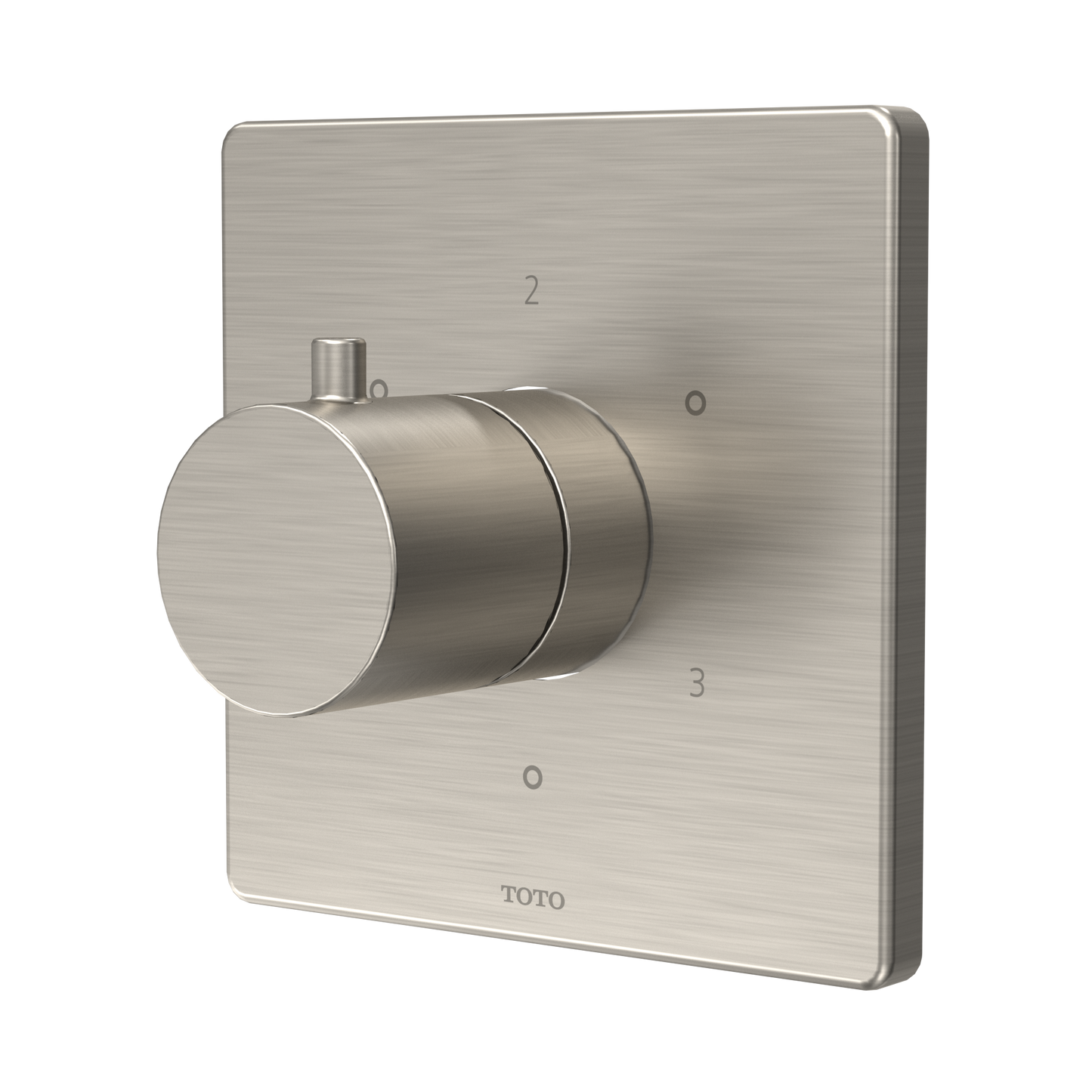 TOTO TBV02102U#BN Square Three-Way Diverter Shower Trim with Off , Brushed Nickel