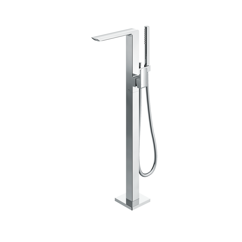 TOTO TBG02306U#CP Gr Single-Handle Freestanding Tub Filler Faucet With Handshower - Polished Chrome