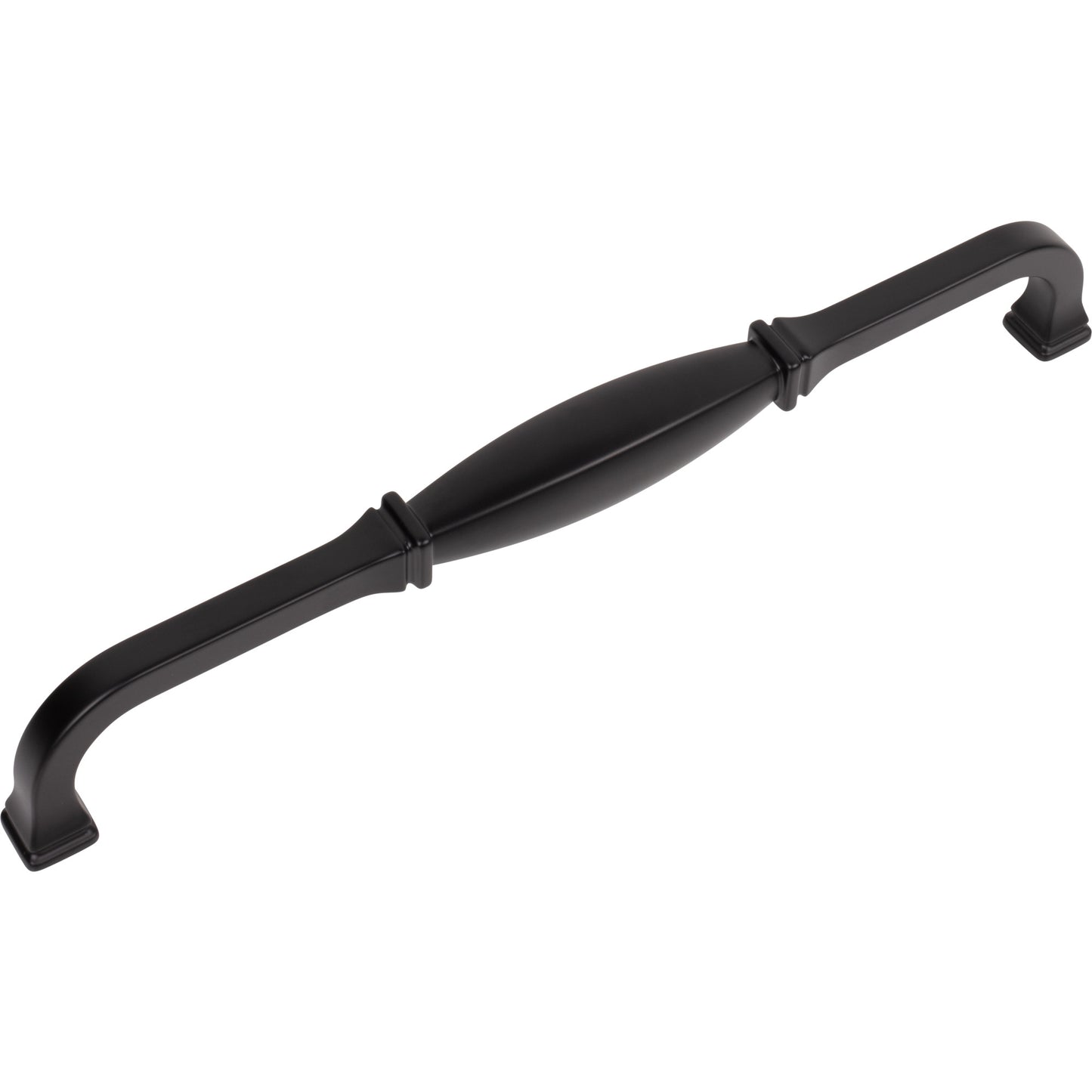 JEFFREY ALEXANDER 278-12MB Audrey 12" Center-to-Center Appliance Pull - Matte Black