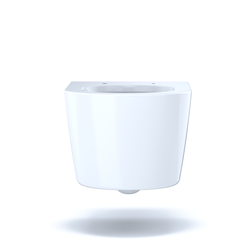 TOTO CT447CFG#01 Rp Wall-Hung Contemporary D-Shape Dual Flush 1.28 And 0.9 Gpf Toilet With Cefiontect - Cotton White