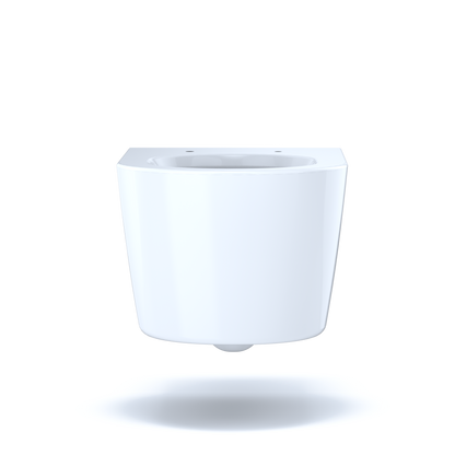 TOTO CT447CFG#01 Rp Wall-Hung Contemporary D-Shape Dual Flush 1.28 And 0.9 Gpf Toilet With Cefiontect - Cotton White