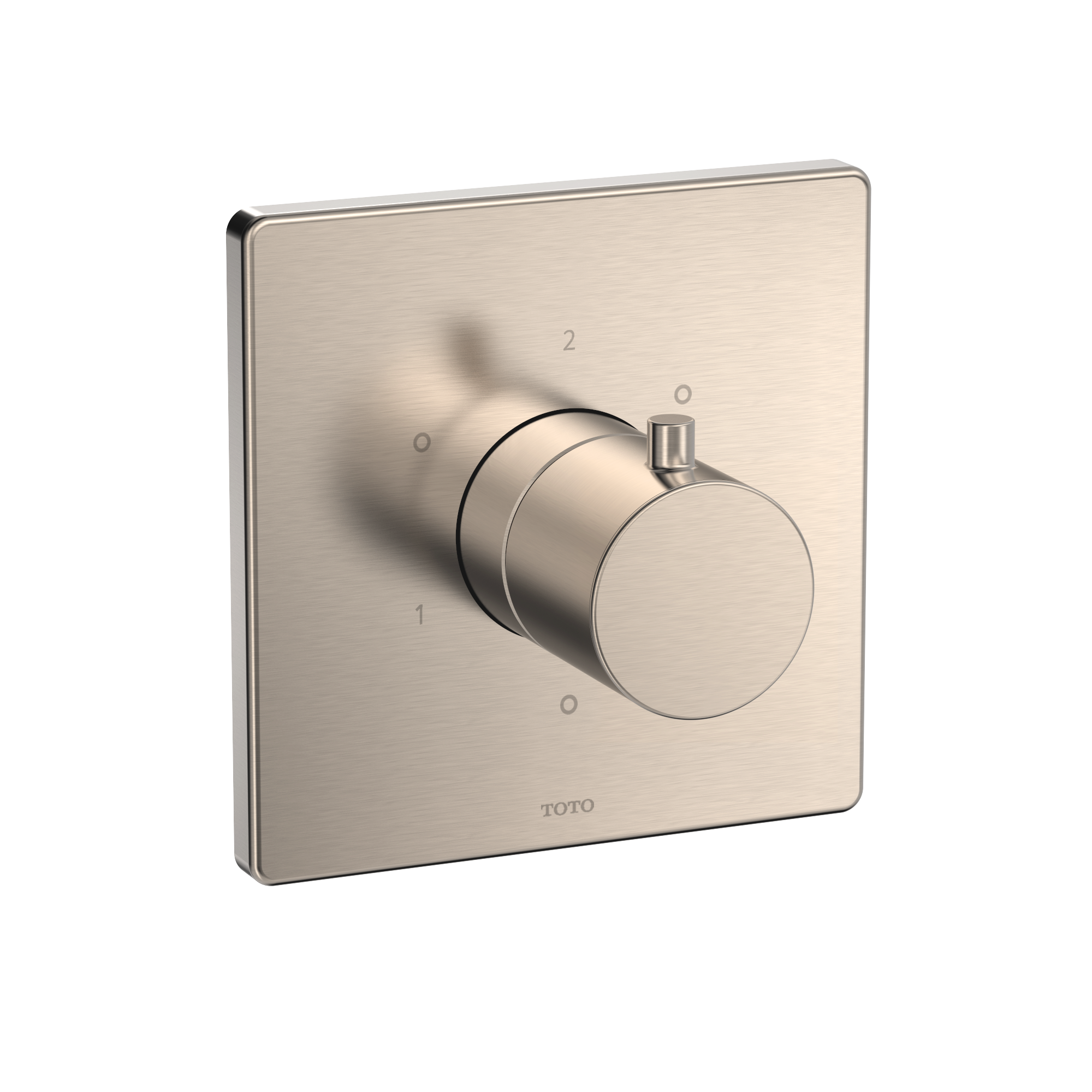 TOTO TBV02102U#BN Square Three-Way Diverter Shower Trim With Off - Brushed Nickel