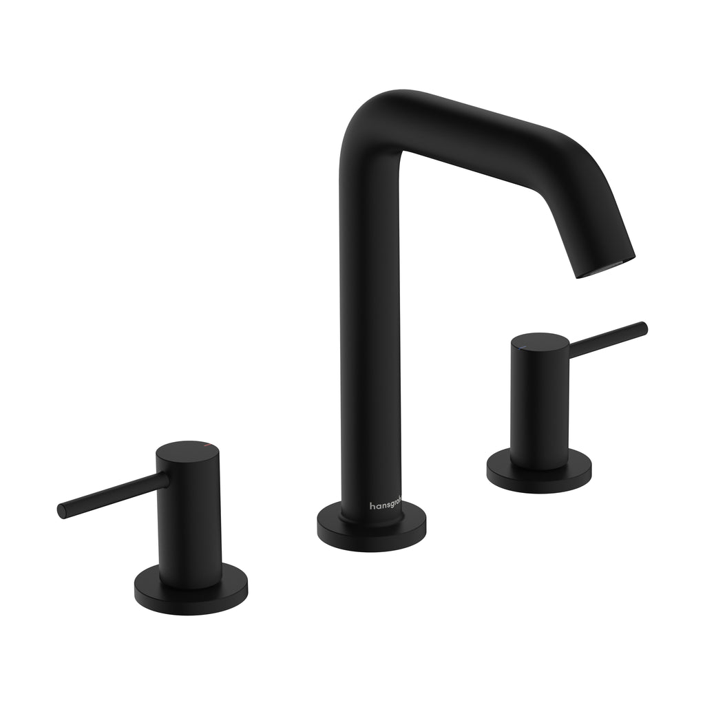 HANSGROHE 73332671 Tecturis S Widespread Faucet 150, 1.2 GPM - Matte Black