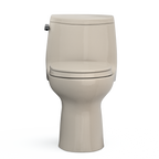 TOTO MS604124CEFG#03 Ultramax Ii One-Piece Elongated 1.28 Gpf Universal Height Toilet With Cefiontect And Ss124 Softclose Seat - Bone